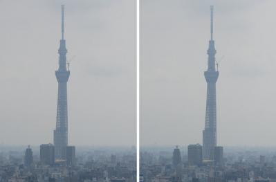 東京スカイツリー 平行法3Dステレオ立体写真