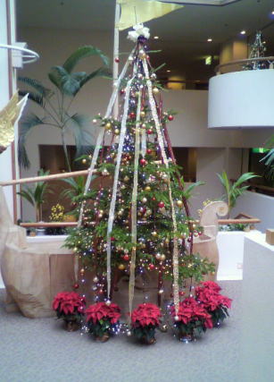 伊豆高原　ギャラリー　ショップ　ギャラリーぶなの木　クリスマスツリー