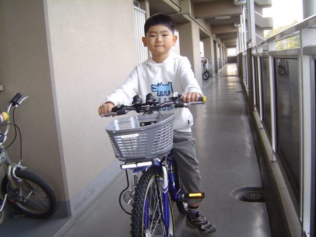 下の子の自転車