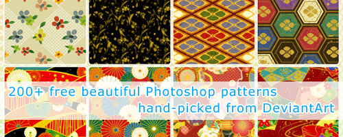 200+ free beautiful Photoshop patterns hand-picked from DeviantArt